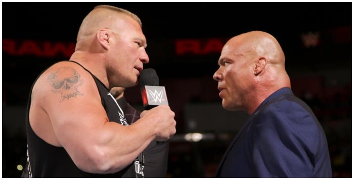 Brock Lesnar And Kurt Angle