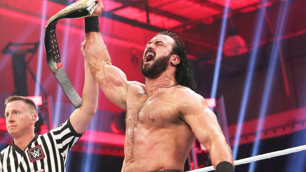 Drew McIntyre ने Monday Night Raw पर फिर से WWE टाइटल हासिल किया।