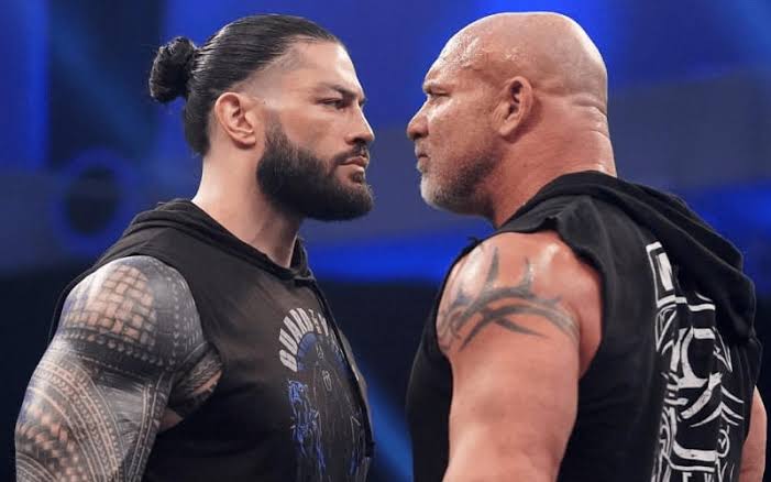 Goldberg ने Roman Reigns को call out किया।
