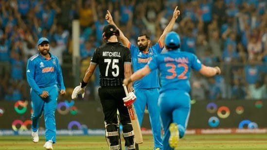 New Zealand को हरा टीम इंडिया ने किया World Cup 2023 के फाइनल में प्रवेश।