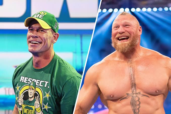 John Cena और Brock Lesnar WWE SummerSlam 2025 में मैच के लिए तैयार।