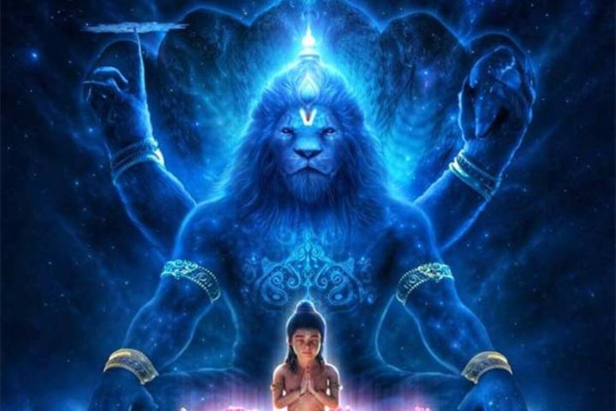 महावतार नरसिंह फिल्म का बॉक्स ऑफिस कलेक्शन ग्राफ और फिल्म का पोस्टर, हिंदी बेल्ट में 93% की बढ़ोतरी के साथ।