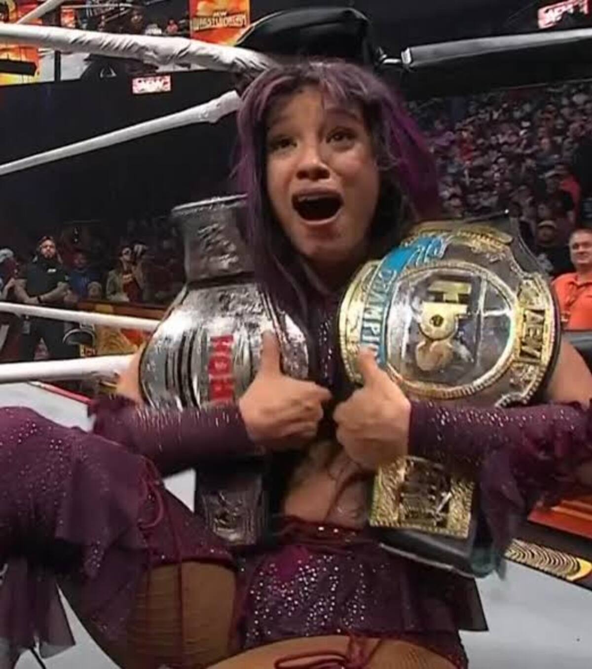 मर्सिडीज मोने AEW में अपनी 11वीं चैंपियनशिप के साथ।